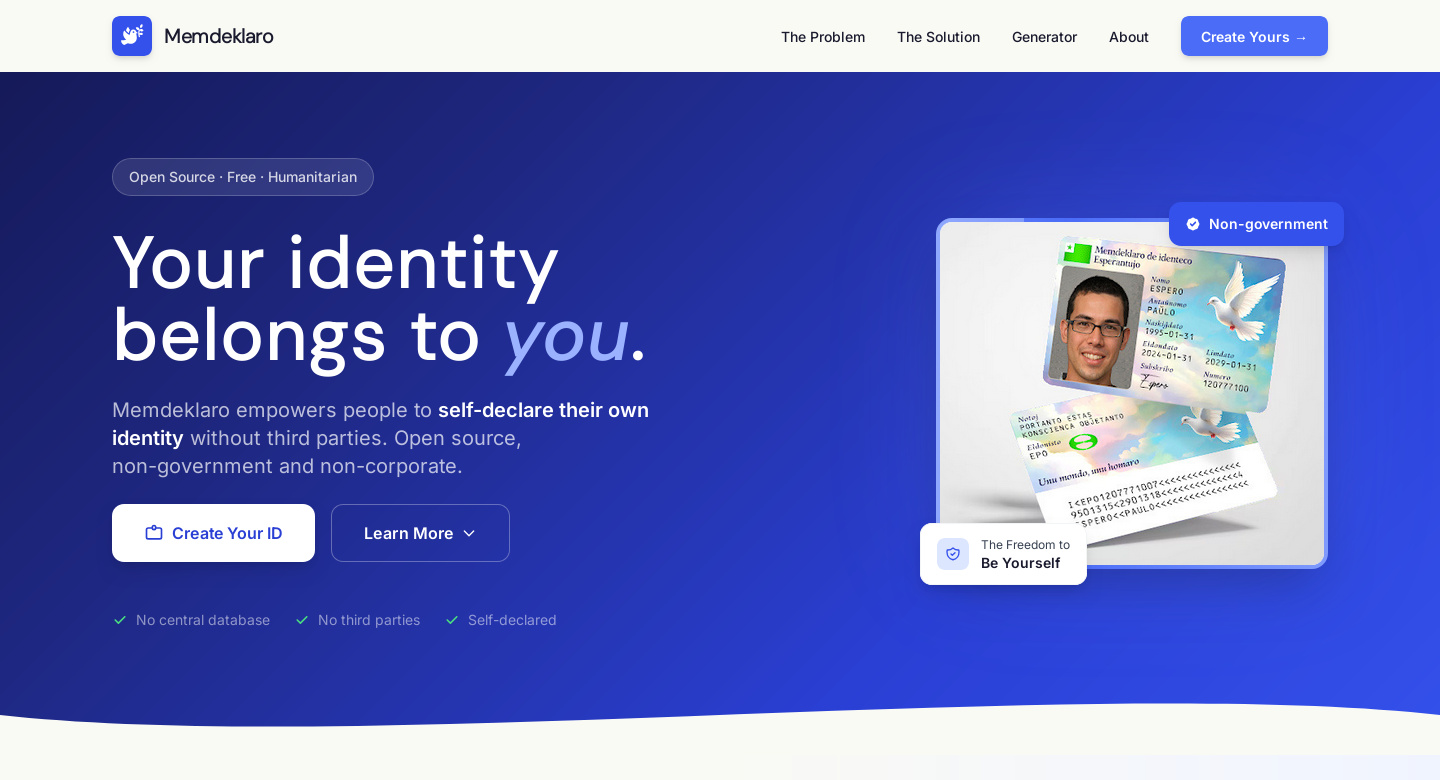 Memdeklaro - Web Design Portfolio - Part 1