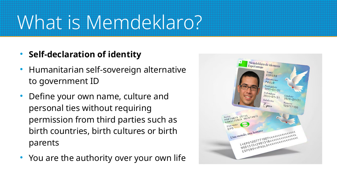 Memdeklaro - Presentation - Slide 2