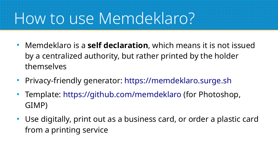 Memdeklaro - Presentation - Slide 5
